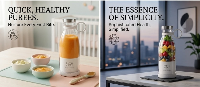 Portable Mini Juice Blender